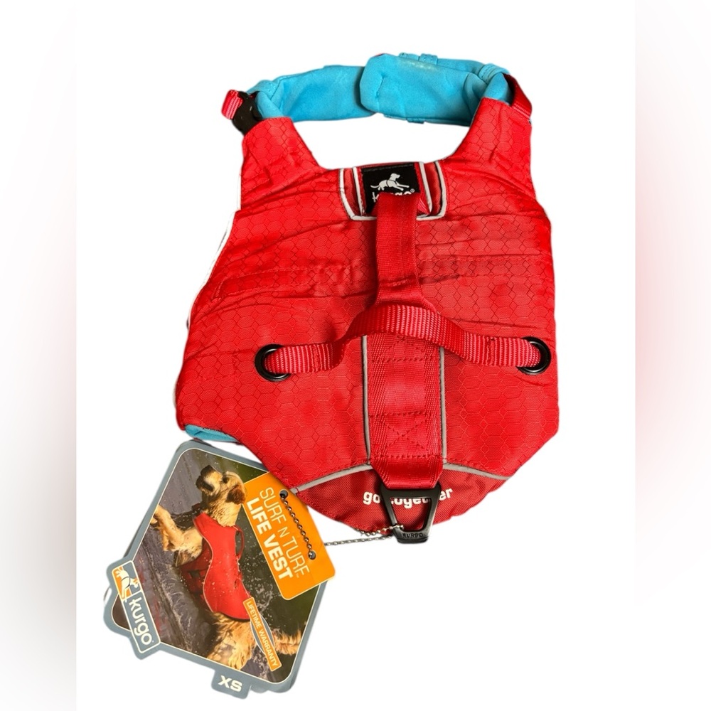 Kurgo Red and Blue Dog Life Vest
